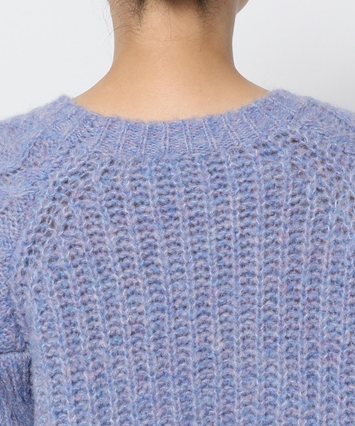 セール】ケーブルフリルニットロングスリーブ 966681（ニット/セーター