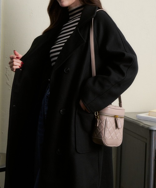 Miniministore（ミニミニストア）の「チェスターロングコート（チェスターコート・レディース・ブラック/ダークグレー・XL/L）」の17枚目の写真