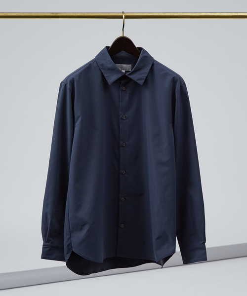 ABAHOUSE GRAY(アバハウスグレイ)の「【ナチュラルストレッチ】リラックス レギュラーカラー シャツ / シャツブルゾン(シャツ/ブラウス・メンズ・ブラック/オフホワイト/ネイビー/モカ/ダークグリーン・46/48/50)」の1枚目の写真