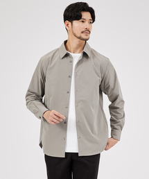 ABAHOUSE GRAY | 【ナチュラルストレッチ】リラックス レギュラーカラー シャツ / シャツブルゾン(シャツ/ブラウス)