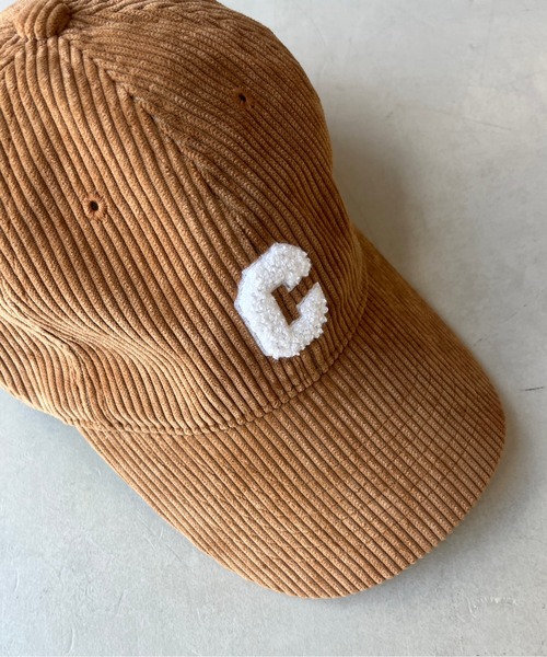 CPCM（シーピーシーエム）の「コーデュロイCロゴキャップ（キャップ・レディース・キャメル/ブラック/アイボリー/カーキ・FREE）」の8枚目の写真
