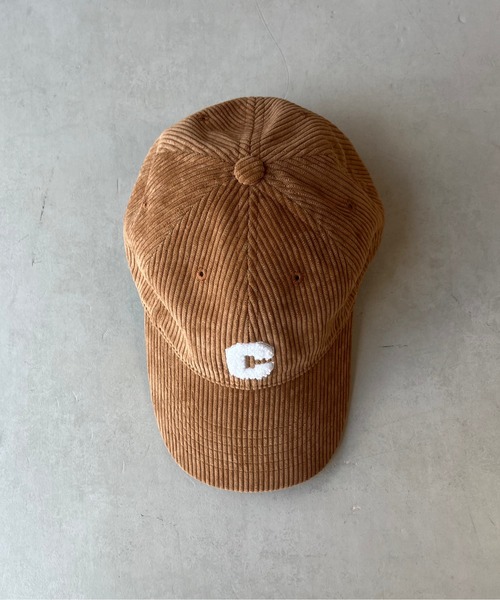 CPCM（シーピーシーエム）の「コーデュロイCロゴキャップ（キャップ・レディース・キャメル/ブラック/アイボリー/カーキ・FREE）」の10枚目の写真