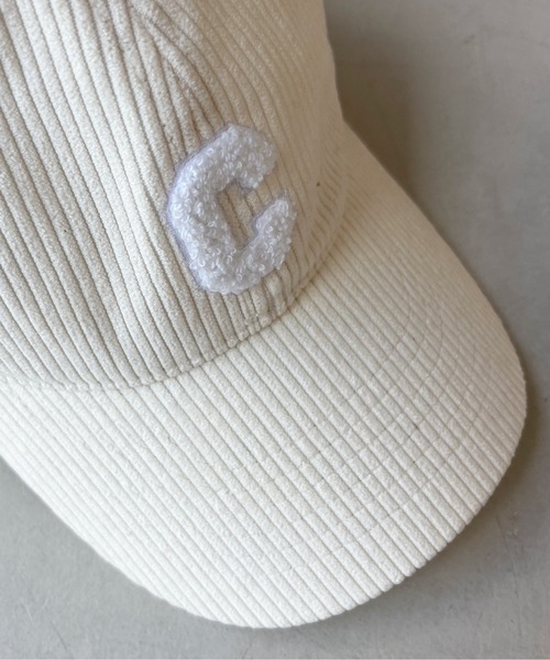 CPCM（シーピーシーエム）の「コーデュロイCロゴキャップ（キャップ・レディース・キャメル/ブラック/アイボリー/カーキ・FREE）」の20枚目の写真