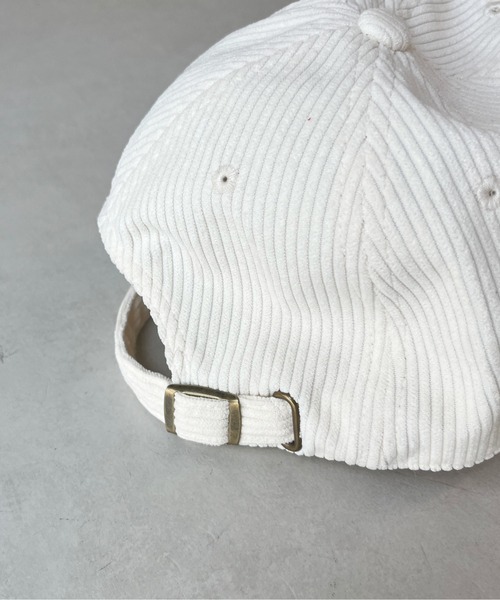 CPCM（シーピーシーエム）の「コーデュロイCロゴキャップ（キャップ・レディース・キャメル/ブラック/アイボリー/カーキ・FREE）」の21枚目の写真