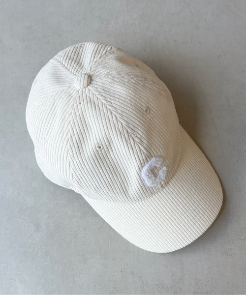 CPCM（シーピーシーエム）の「コーデュロイCロゴキャップ（キャップ・レディース・キャメル/ブラック/アイボリー/カーキ・FREE）」の17枚目の写真