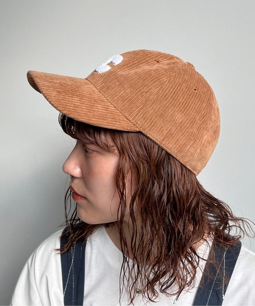 CPCM（シーピーシーエム）の「コーデュロイCロゴキャップ（キャップ・レディース・キャメル/ブラック/アイボリー/カーキ・FREE）」の14枚目の写真