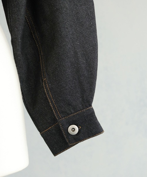 cheriella(シェリエラ)の「【cheriella】WEB限定バックオープンショートジャケット WEB LIMITED BACK OPEN SHORT JACKET(デニムジャケット・レディース・ブラック/ブラック系その他・M)」の10枚目の写真