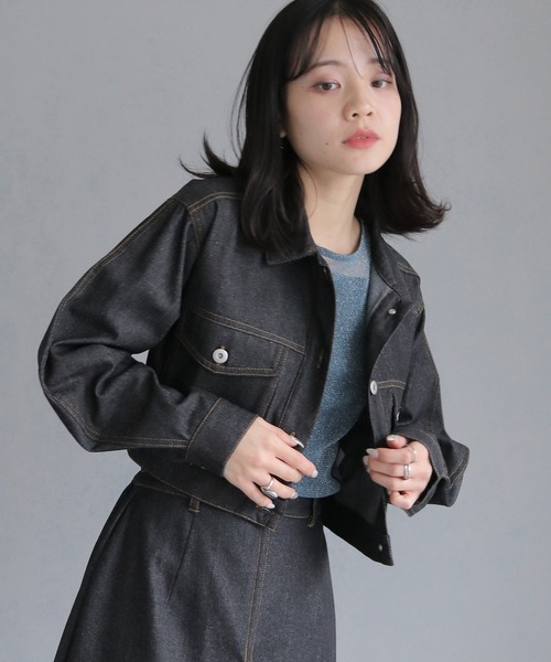 セール】【cheriella】WEB限定バックオープンショートジャケット WEB