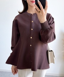 &. NOSTALGIA（アンドドットノスタルジア）の「【ZOZO限定】ペプラムチュニックカーデ（カーディガン/ボレロ）」