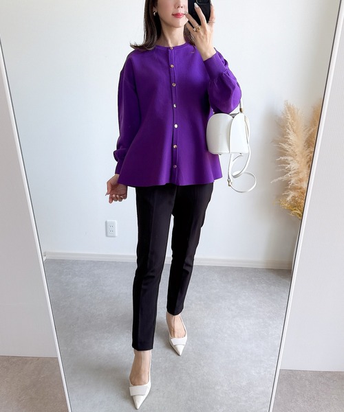 セール】【ZOZO限定】ペプラムチュニックカーデ（カーディガン/ボレロ