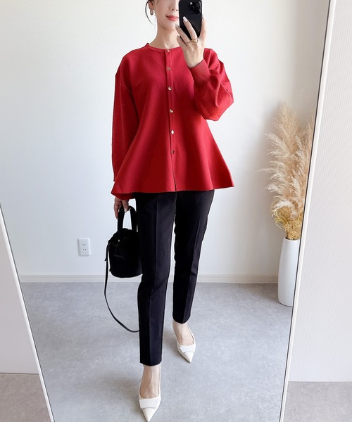 ZOZO限定】ペプラムチュニックカーデ（カーディガン/ボレロ