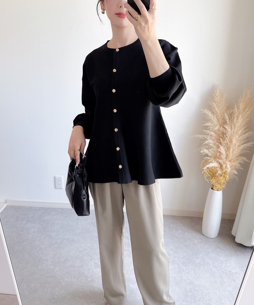 ZOZO限定】ペプラムチュニックカーデ（カーディガン/ボレロ