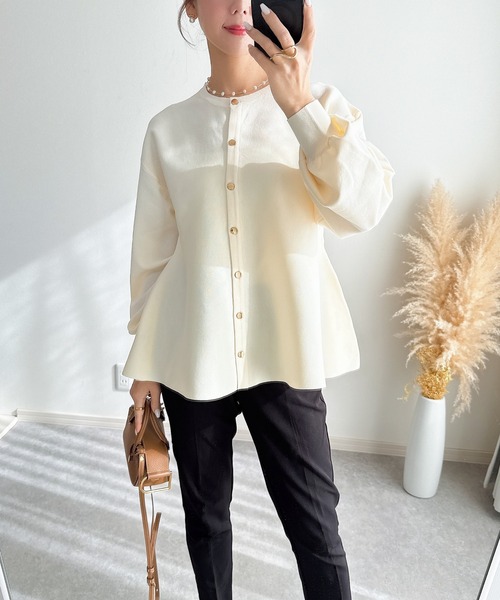 セール】（美香さんコラボカラー追加）【ZOZO限定】ペプラムチュニック