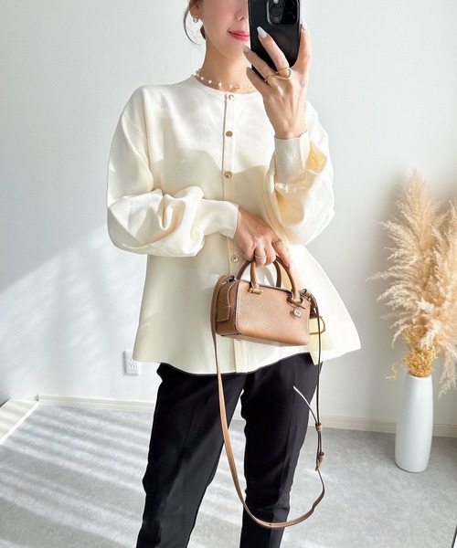 セール】【ZOZO限定】ペプラムチュニックカーデ（カーディガン/ボレロ