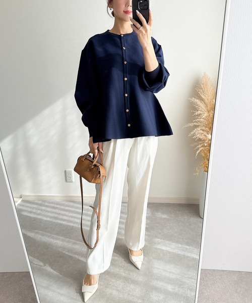 セール】【ZOZO限定】ペプラムチュニックカーデ（カーディガン/ボレロ