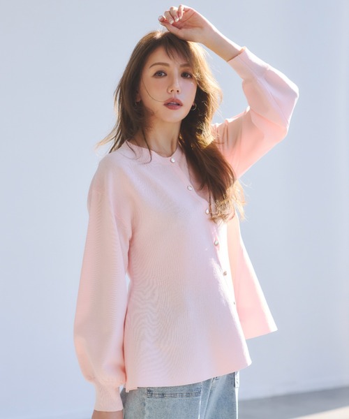 美香さんコラボカラー追加）【ZOZO限定】ペプラムチュニックカーデ