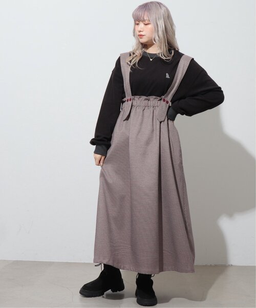 DOUBLE NAME（ダブルネーム）の「ミニ恐竜ワッペンベロアプルオーバー/ユニセックス可（スウェット・レディース・ブラック/パープル/キナリ/グレイッシュベージュ・FREE）」の8枚目の写真