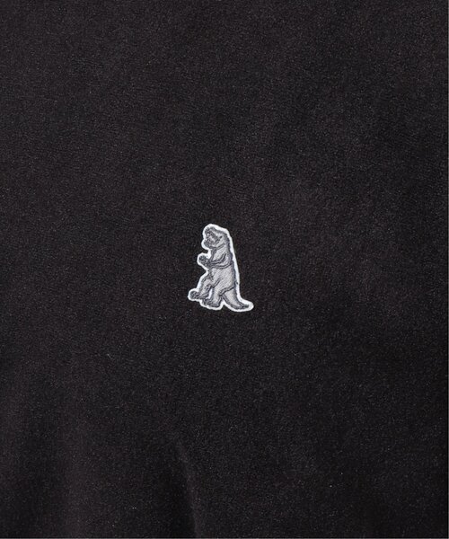 DOUBLE NAME（ダブルネーム）の「ミニ恐竜ワッペンベロアプルオーバー/ユニセックス可（スウェット・レディース・ブラック/パープル/キナリ/グレイッシュベージュ・FREE）」の10枚目の写真