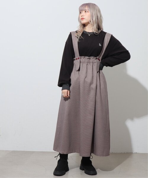 DOUBLE NAME（ダブルネーム）の「ミニ恐竜ワッペンベロアプルオーバー/ユニセックス可（スウェット・レディース・ブラック/パープル/キナリ/グレイッシュベージュ・FREE）」の12枚目の写真