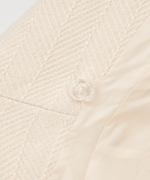 ROYAL PARTY（ロイヤルパーティー）の「ツイードフレアミディコート（その他アウター・レディース・ブラック/マルチ/オフホワイト・SMALL/MEDIUM）」の19枚目の写真