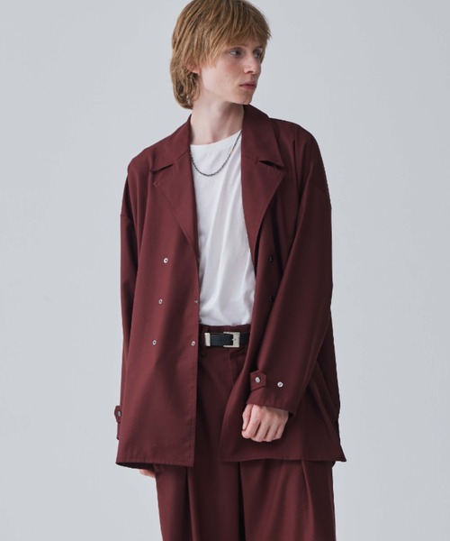Iroquois(イロコイ)の「T/R TWILL BIG SHIRTS JK(その他アウター・メンズ・ブラック/ワインレッド/ベージュ・1/2/3)」の3枚目の写真