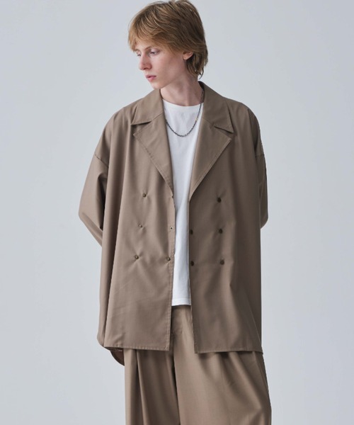 Iroquois(イロコイ)の「T/R TWILL BIG SHIRTS JK(その他アウター・メンズ・ブラック/ワインレッド/ベージュ・1/2/3)」の9枚目の写真
