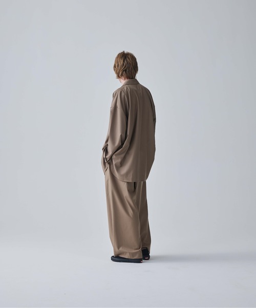 Iroquois(イロコイ)の「T/R TWILL BIG SHIRTS JK(その他アウター・メンズ・ブラック/ワインレッド/ベージュ・1/2/3)」の12枚目の写真