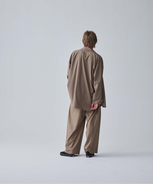 Iroquois(イロコイ)の「T/R TWILL BIG SHIRTS JK(その他アウター・メンズ・ブラック/ワインレッド/ベージュ・1/2/3)」の13枚目の写真