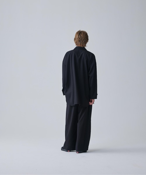 Iroquois(イロコイ)の「T/R TWILL BIG SHIRTS JK(その他アウター・メンズ・ブラック/ワインレッド/ベージュ・1/2/3)」の7枚目の写真