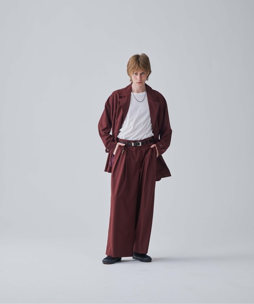 Iroquois(イロコイ)の「T/R TWILL BIG SHIRTS JK(その他アウター・メンズ・ブラック/ワインレッド/ベージュ・1/2/3)」の15枚目の写真