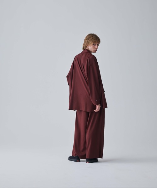 Iroquois(イロコイ)の「T/R TWILL BIG SHIRTS JK(その他アウター・メンズ・ブラック/ワインレッド/ベージュ・1/2/3)」の17枚目の写真
