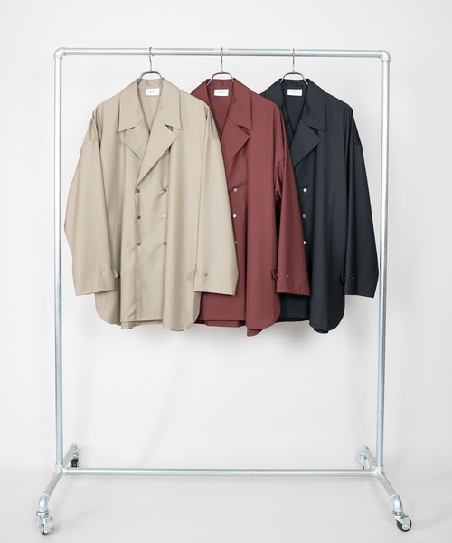 Iroquois(イロコイ)の「T/R TWILL BIG SHIRTS JK(その他アウター・メンズ・ブラック/ワインレッド/ベージュ・1/2/3)」の20枚目の写真