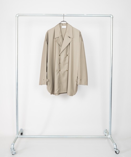 Iroquois(イロコイ)の「T/R TWILL BIG SHIRTS JK(その他アウター・メンズ・ブラック/ワインレッド/ベージュ・1/2/3)」の21枚目の写真