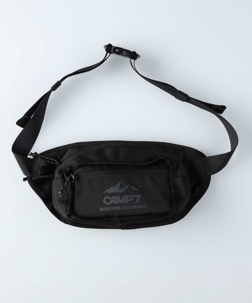 CAMP7(キャンプセブン)の「【CAMP7】マルチカラーウエストバッグ(ボディバッグ/ウエストポーチ・メンズ・ブラック/ベージュ/パープル・ONE SIZE)」の7枚目の写真