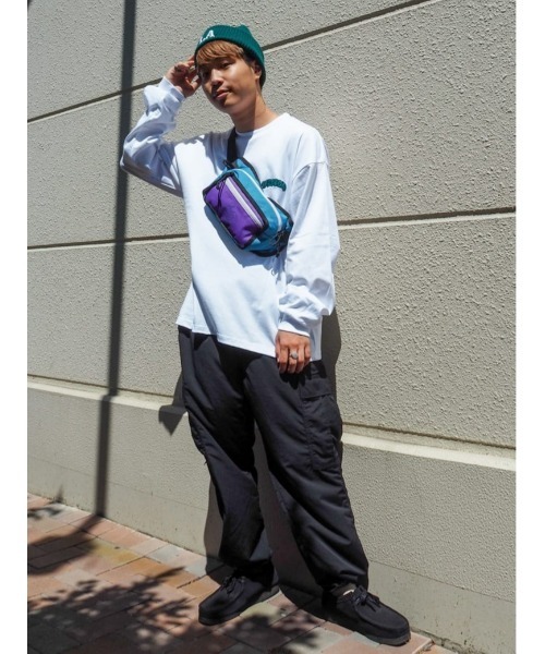 CAMP7(キャンプセブン)の「【CAMP7】マルチカラーウエストバッグ(ボディバッグ/ウエストポーチ・メンズ・ブラック/ベージュ/パープル・ONE SIZE)」の22枚目の写真