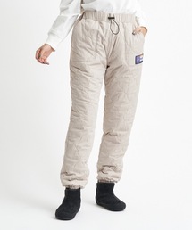 ROOTS PANT/ロキシーキルティングパターンスタンダードシルエットパンツ