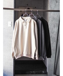 【限定展開】【SEABEES/シービーズ】フリースポロシャツ