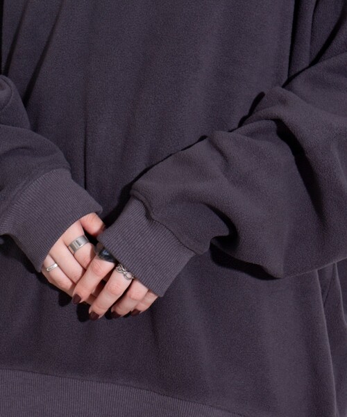 GLOSTER（グロスター）の「【限定展開】【SEABEES/シービーズ】フリースポロシャツ（ポロシャツ・メンズ・ブラック/アイボリー/チャコールグレー・M/L）」の21枚目の写真