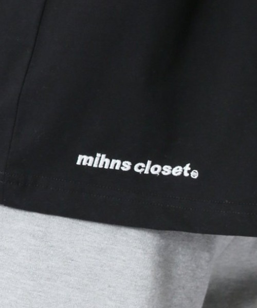 mihns closet(ミンズクローゼット)の「【WEB限定販売】ミンズクローゼット/mihns closetカラープリント クルー長袖Tシャツ(Tシャツ/カットソー・メンズ・ブラック/ホワイト/ライトグレー・LARGE/MEDIUM/X-LARGE)」の7枚目の写真