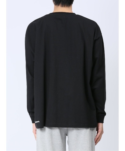 mihns closet(ミンズクローゼット)の「【WEB限定販売】ミンズクローゼット/mihns closetカラープリント クルー長袖Tシャツ(Tシャツ/カットソー・メンズ・ブラック/ホワイト/ライトグレー・LARGE/MEDIUM/X-LARGE)」の8枚目の写真