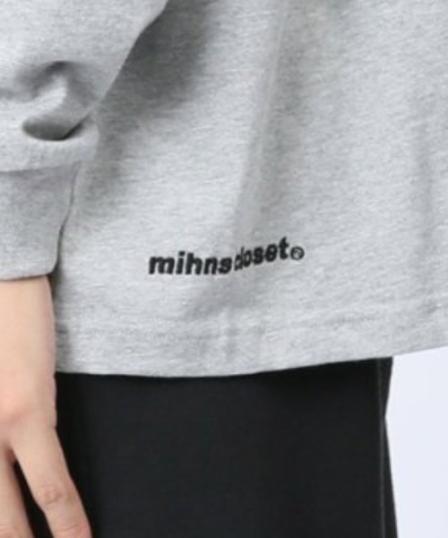 mihns closet(ミンズクローゼット)の「【WEB限定販売】ミンズクローゼット/mihns closetカラープリント クルー長袖Tシャツ(Tシャツ/カットソー・メンズ・ブラック/ホワイト/ライトグレー・LARGE/MEDIUM/X-LARGE)」の17枚目の写真