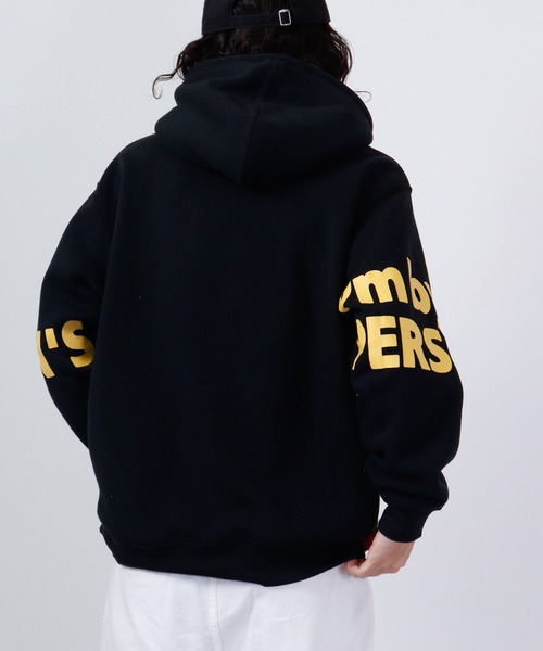 PERSON'S(パーソンズ)の「PERSON'S 裏起毛プリントプルパーカー(パーカー・メンズ・ブラック/ホワイト/チャコール・LL/L/M)」の16枚目の写真