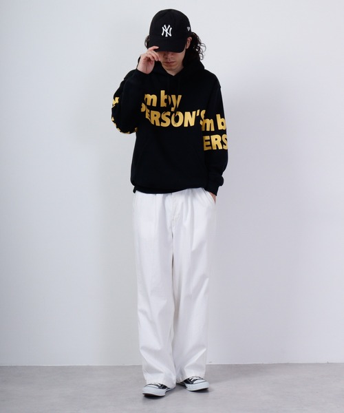 PERSON'S(パーソンズ)の「PERSON'S 裏起毛プリントプルパーカー(パーカー・メンズ・ブラック/ホワイト/チャコール・LL/L/M)」の17枚目の写真