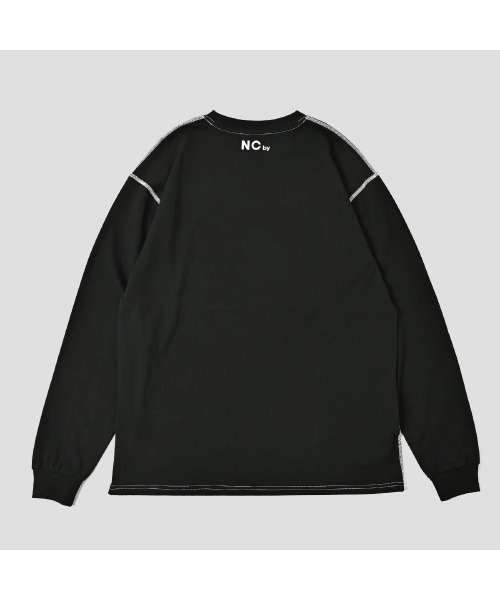 NO COFFEE(ノーコーヒー)の「NCロゴプリント L/S Tee(Tシャツ/カットソー・メンズ・ダークグリーン/ホワイト/ネイビー/ブラック・X-LARGE/LARGE/MEDIUM)」の5枚目の写真