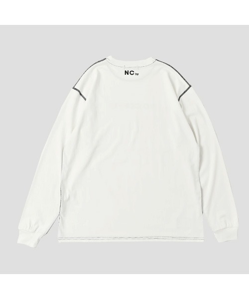 NO COFFEE(ノーコーヒー)の「NCロゴプリント L/S Tee(Tシャツ/カットソー・メンズ・ダークグリーン/ホワイト/ネイビー/ブラック・X-LARGE/LARGE/MEDIUM)」の9枚目の写真