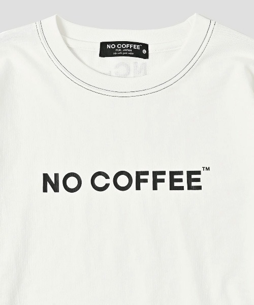 NO COFFEE(ノーコーヒー)の「NCロゴプリント L/S Tee(Tシャツ/カットソー・メンズ・ダークグリーン/ホワイト/ネイビー/ブラック・X-LARGE/LARGE/MEDIUM)」の10枚目の写真