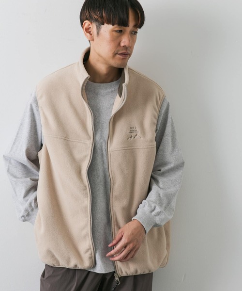 URBAN RESEARCH DOORS（アーバンリサーチドアーズ）の「URD Fleece Vest（ベスト・メンズ・ブラック/ナチュラル/ブルー系その他・MEDIUM/LARGE）」の5枚目の写真