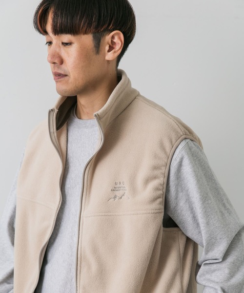 URBAN RESEARCH DOORS（アーバンリサーチドアーズ）の「URD Fleece Vest（ベスト・メンズ・ブラック/ナチュラル/ブルー系その他・MEDIUM/LARGE）」の8枚目の写真