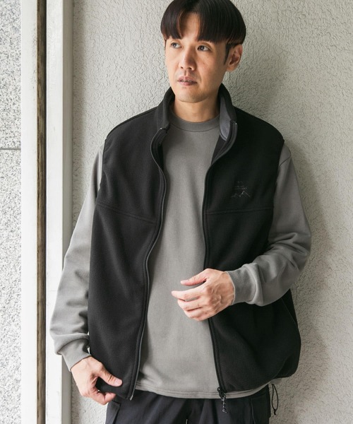 URBAN RESEARCH DOORS（アーバンリサーチドアーズ）の「URD Fleece Vest（ベスト・メンズ・ブラック/ナチュラル/ブルー系その他・MEDIUM/LARGE）」の13枚目の写真