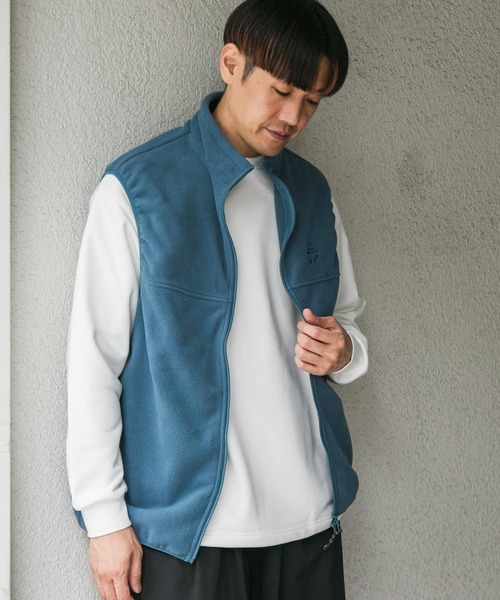 URBAN RESEARCH DOORS（アーバンリサーチドアーズ）の「URD Fleece Vest（ベスト・メンズ・ブラック/ナチュラル/ブルー系その他・MEDIUM/LARGE）」の18枚目の写真